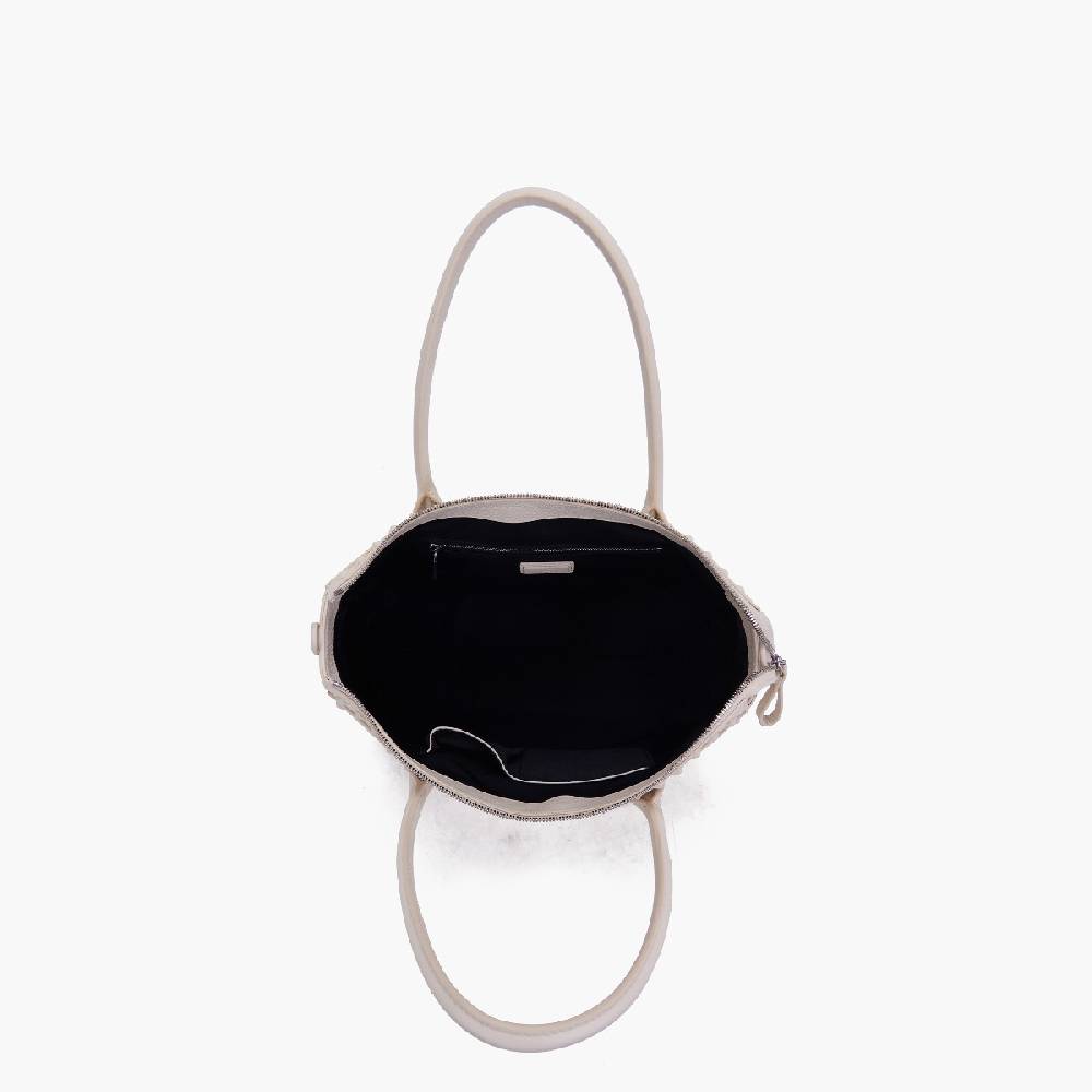 La Carrie BORSA A MANO FRIVOLOUS IVORY Sconto