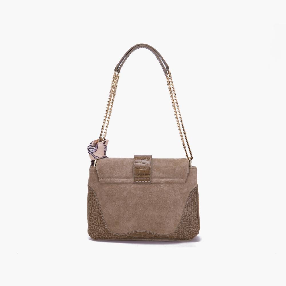 La Carrie BORSA A SPALLA TEMPEST TAUPE Economico
