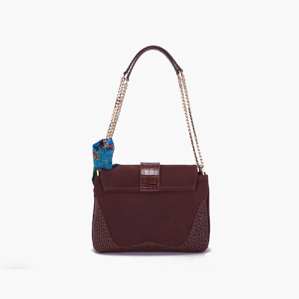La Carrie BORSA A SPALLA TEMPEST BROWN Outlet
