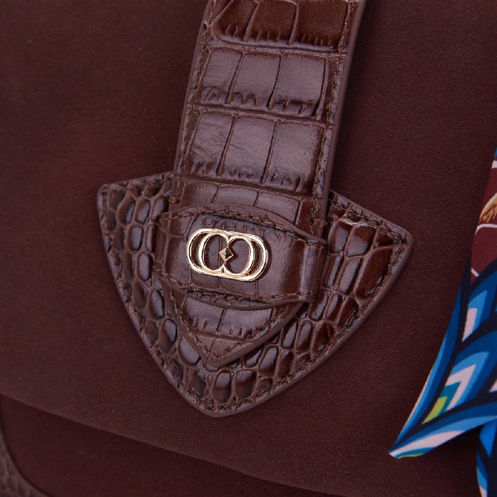 La Carrie BORSA A SPALLA TEMPEST BROWN Outlet
