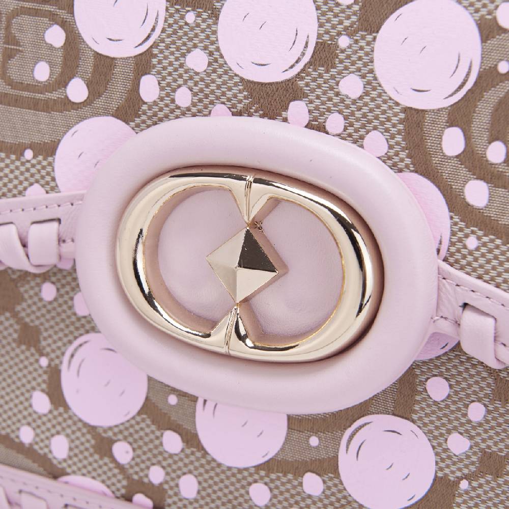 La Carrie BORSA A MANO MONOGRAM ROSA I Più Venduti