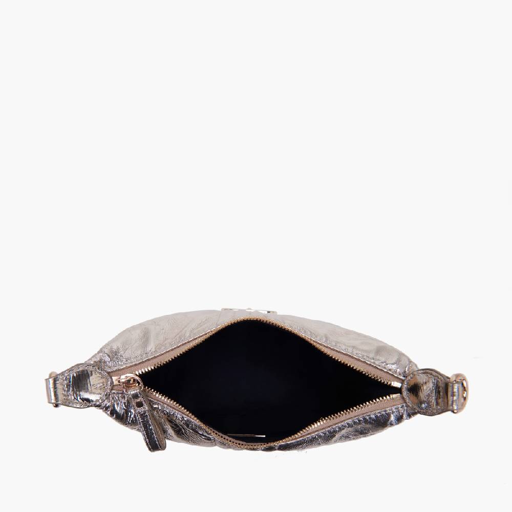 La Carrie MINI BORSA A SPALLA SHINY GOLD In Saldo