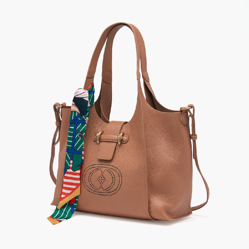 La Carrie BORSA SHOPPING DRILLED SAFARI In Linea