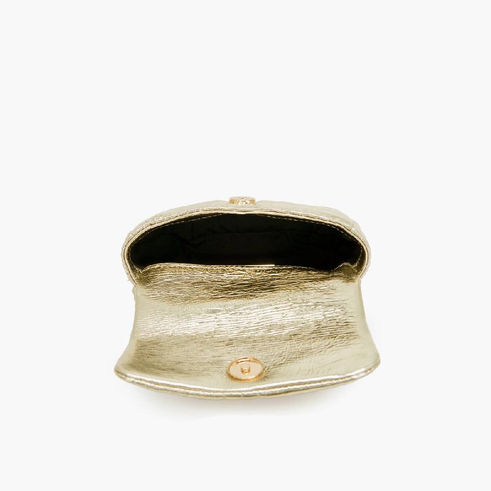 La Carrie MINI BORSA A SPALLA SHINY GOLD Vendita
