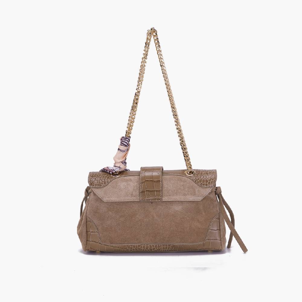 La Carrie BORSA A SPALLA TEMPEST TAUPE Promozione