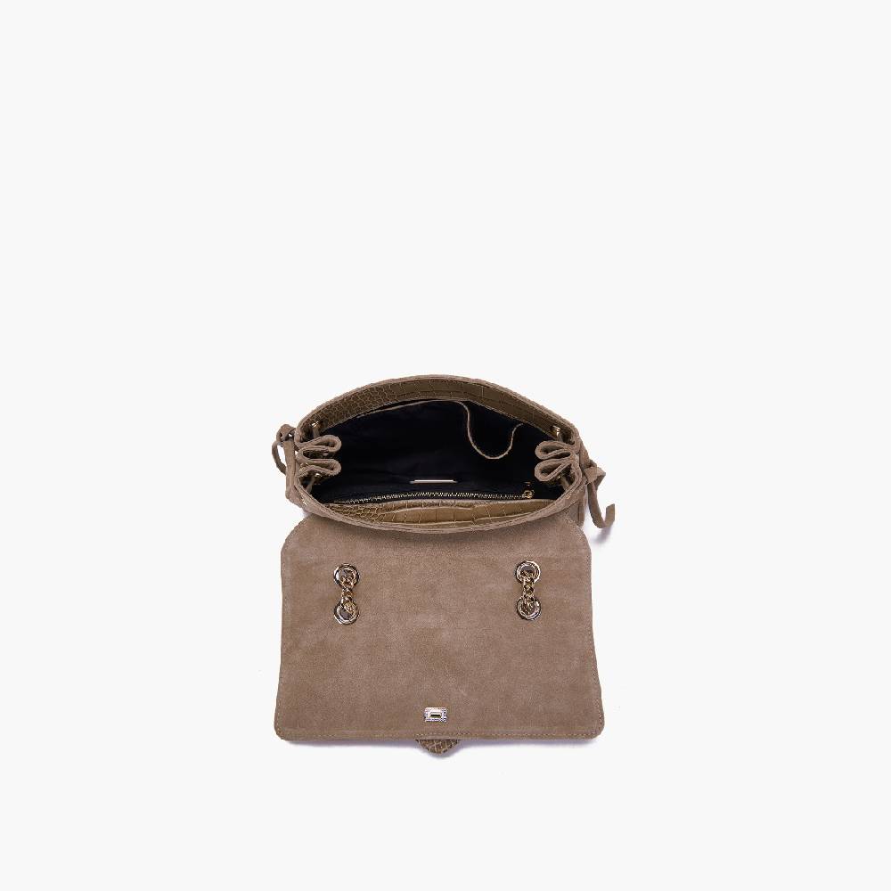 La Carrie BORSA A SPALLA TEMPEST TAUPE Promozione