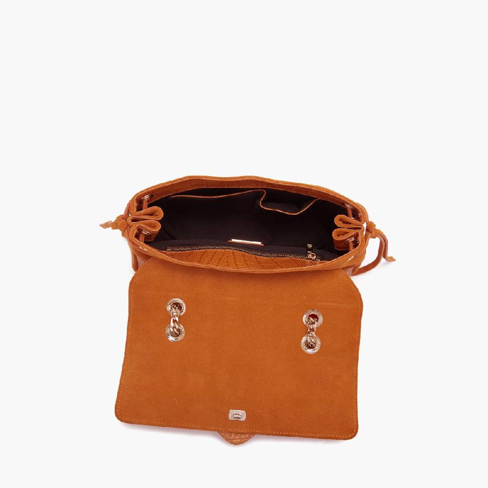La Carrie BORSA A SPALLA TEMPEST ARANCIONE Spedizione Gratuita
