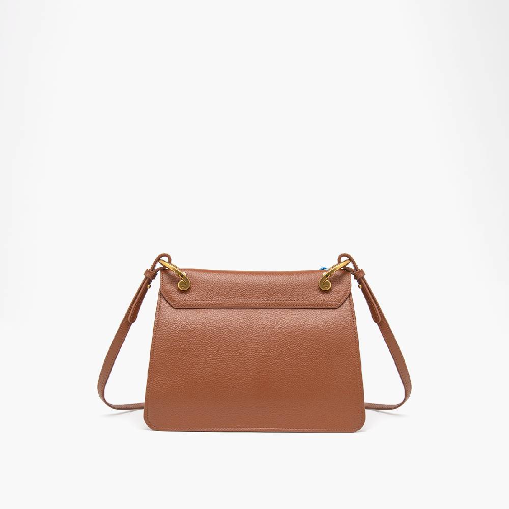 La Carrie BORSA A SPALLA DRILLED CUOIO Soddisfazione Garantita