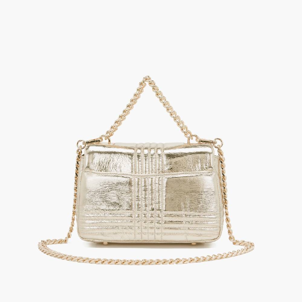 La Carrie BORSA A MANO SHINY GOLD Acquista Ora