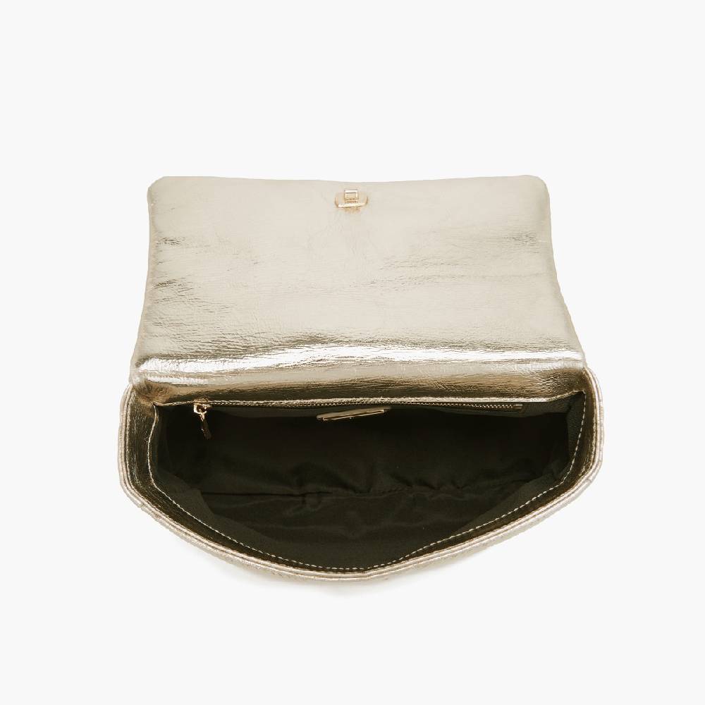 La Carrie BORSA A MANO SHINY GOLD Acquista Ora