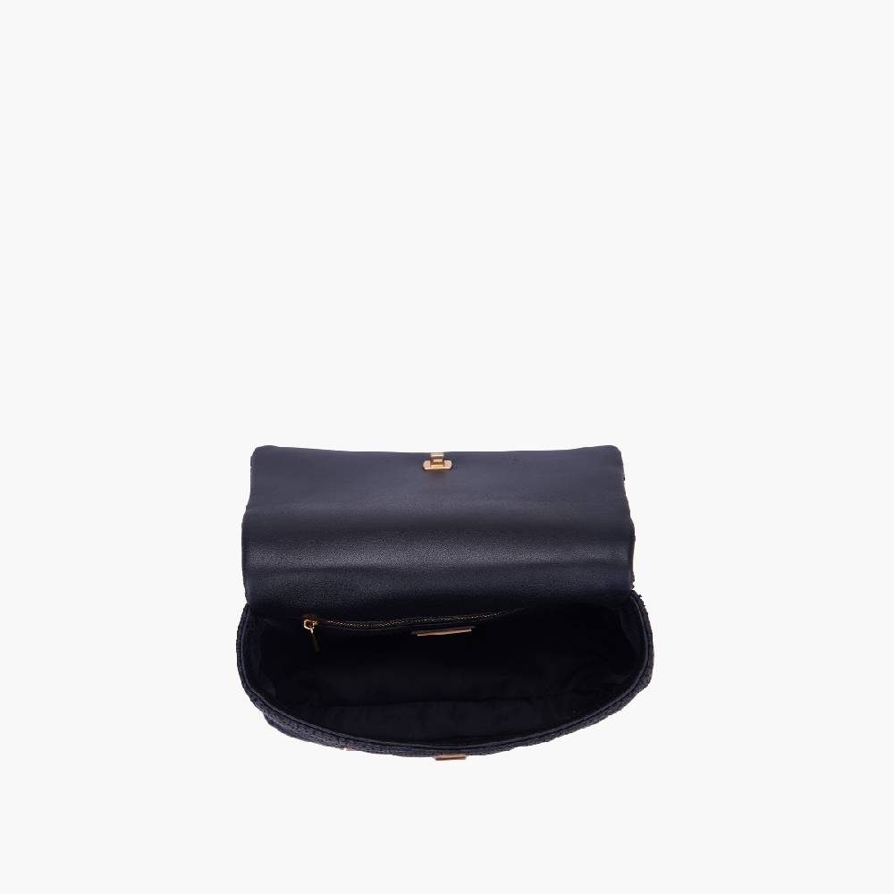 La Carrie BORSA A MANO TOUCHY NERA Affare Del Giorno