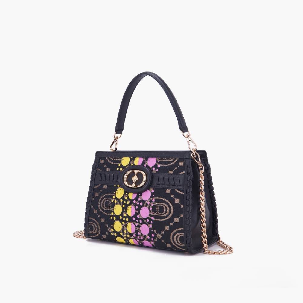 La Carrie BORSA SHOPPING MONOGRAM BLACK Hotsell