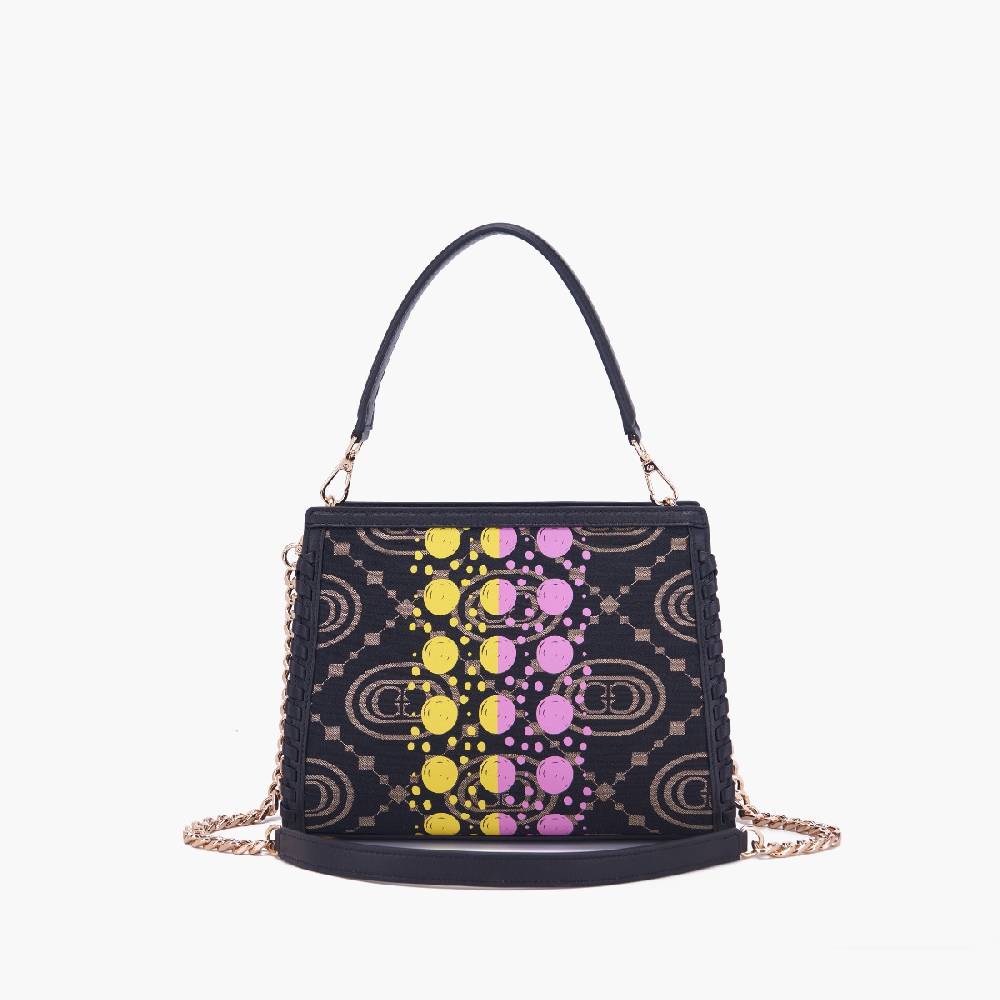La Carrie BORSA SHOPPING MONOGRAM BLACK Hotsell