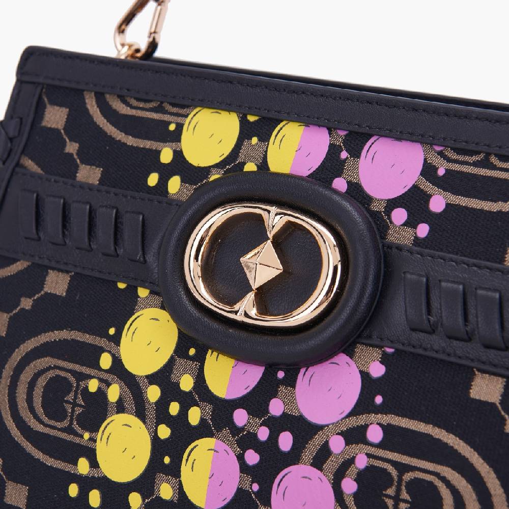 La Carrie BORSA SHOPPING MONOGRAM BLACK Hotsell