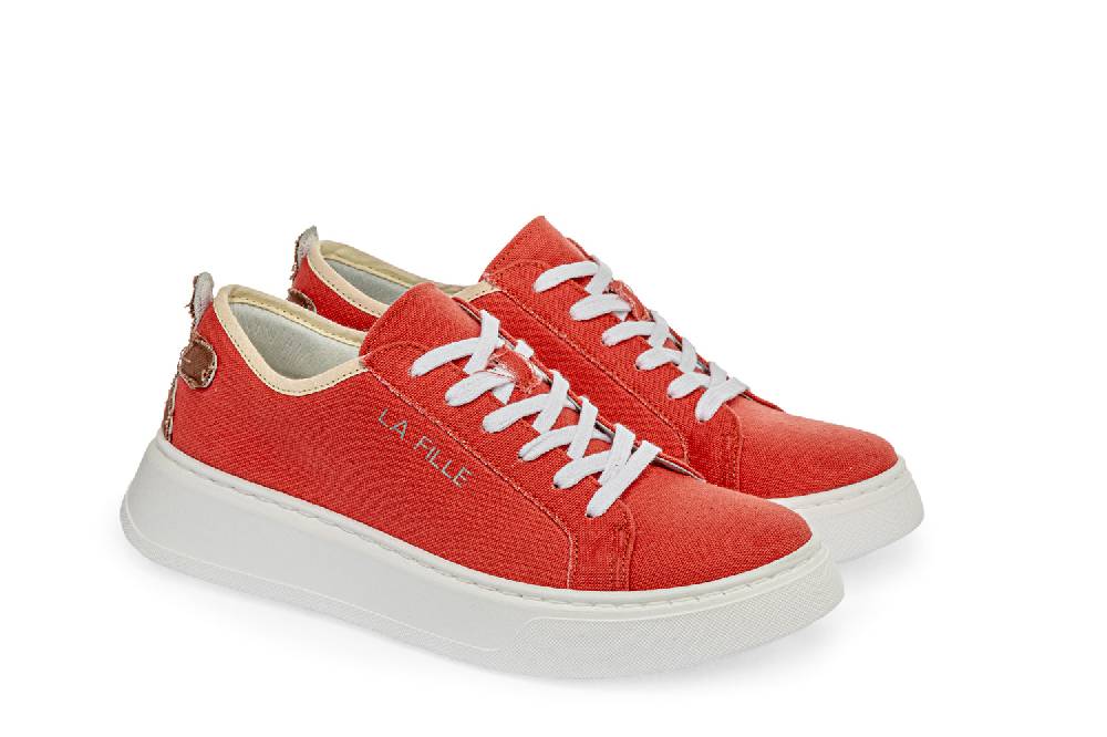 L.Pucci Sneakers P91222C Orange-Camel Hotsell