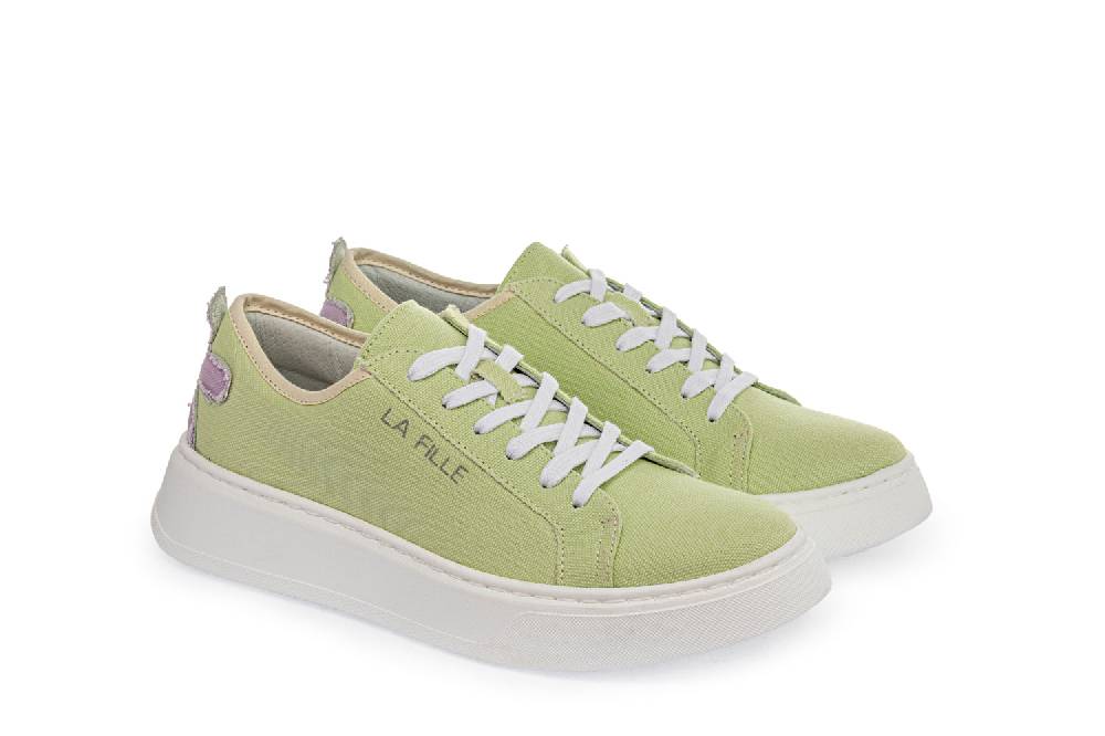 L.Pucci Sneakers P91222C Water Green-Lilac I Più Venduti