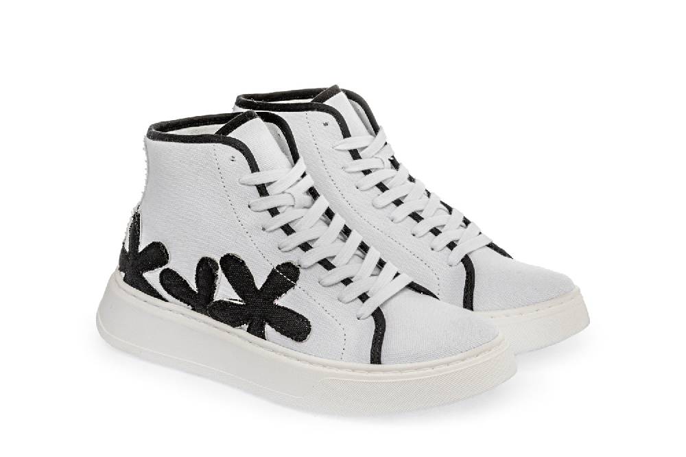 L.Pucci Basketball P91223C White-Black Negozio