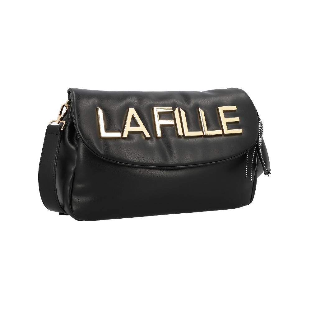 L.Pucci Odette Metal Logo Line Black Soddisfazione Garantita