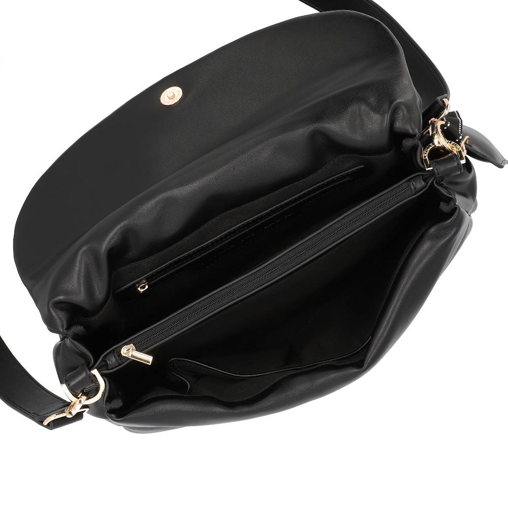 L.Pucci Odette Metal Logo Line Black Soddisfazione Garantita