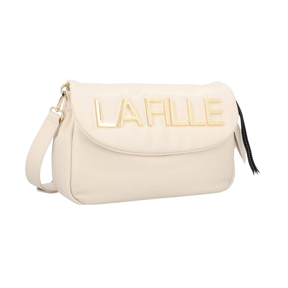 L.Pucci Odette Metal Logo Line Dirty White Qualità Garantita