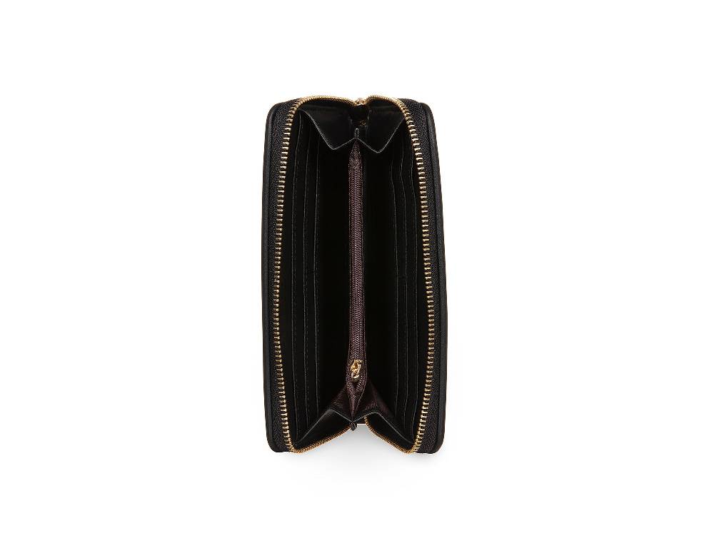 L.Pucci Placida Logo Black Wallet Presa