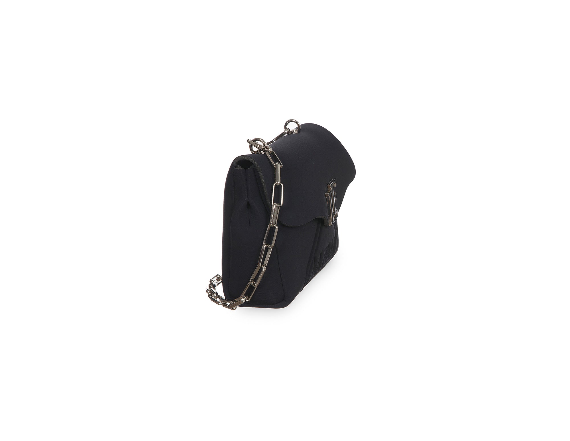 L.Pucci Valentina Med Tekno Fabric Black Sconto