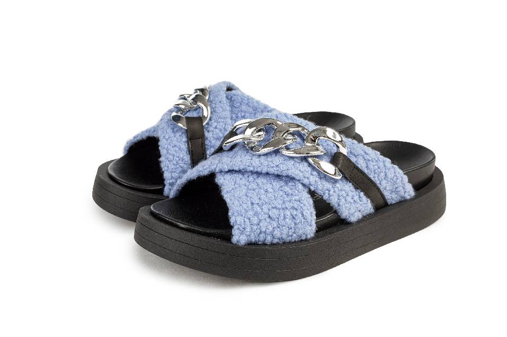 L.Pucci Slipper SA84028MS Light blue Novità