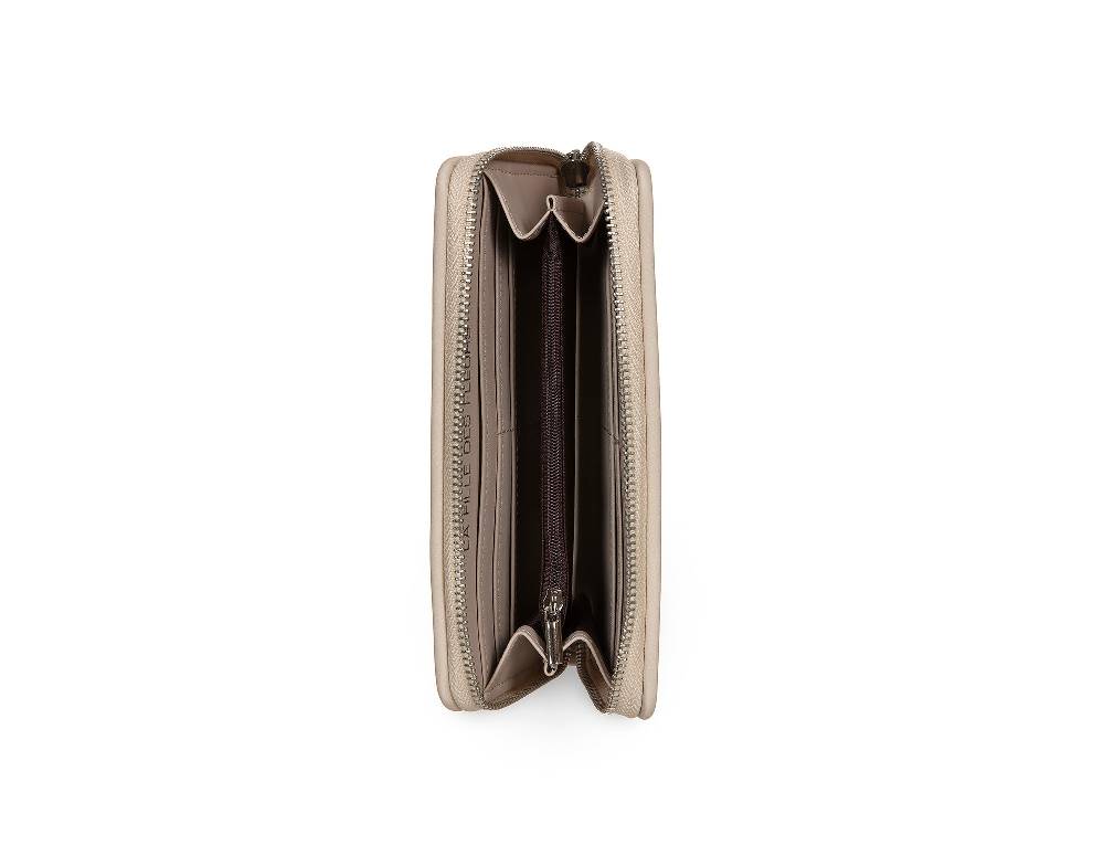 L.Pucci Placida Reindeer Sand wallet Qualità Garantita