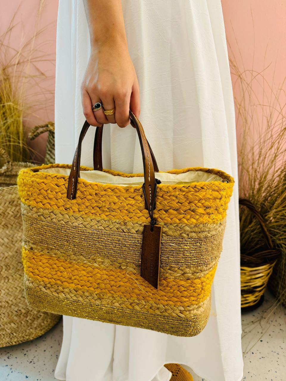 La Sellerie CONCETTA bag gialla In Linea