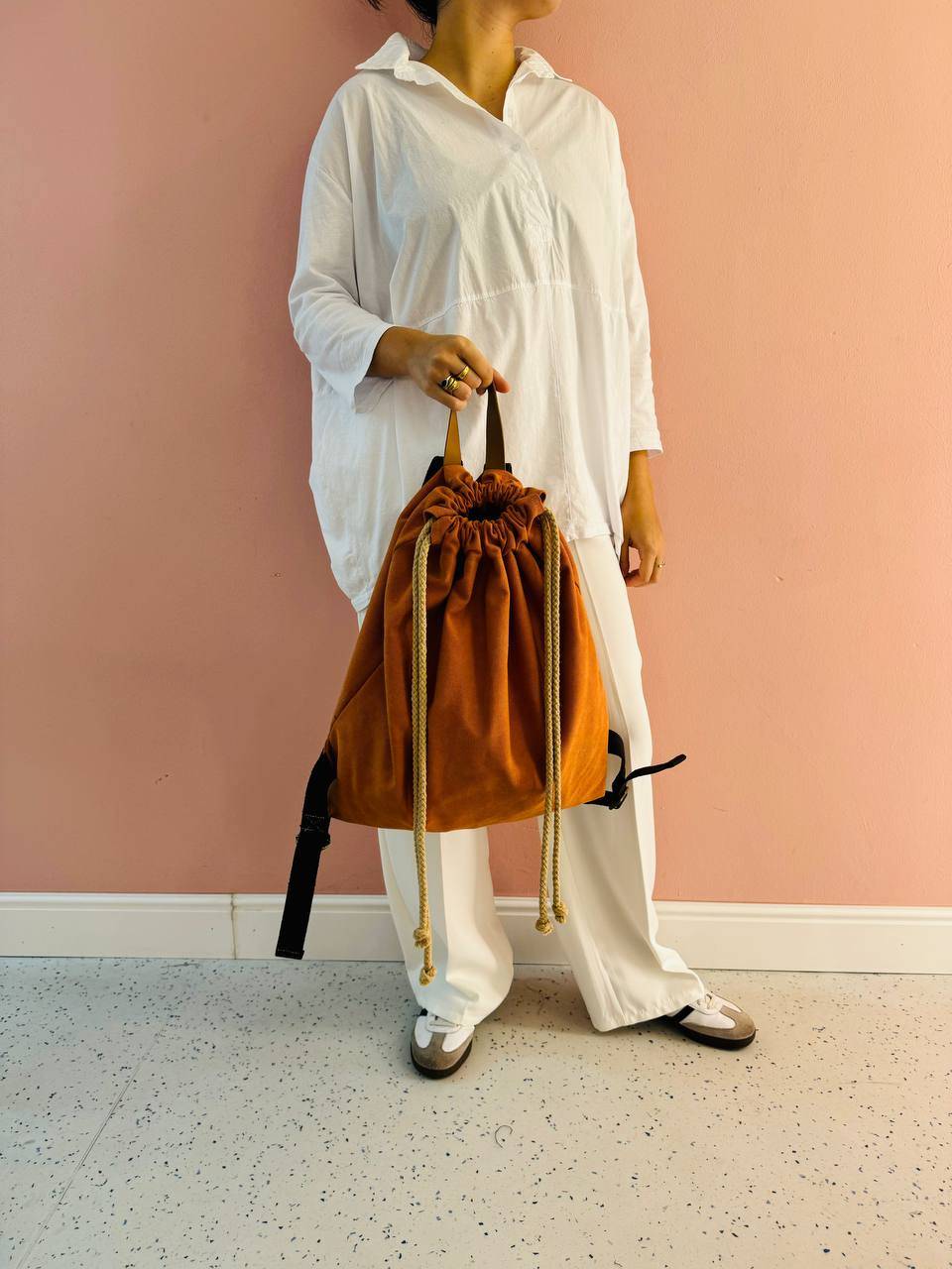 La Sellerie COUNTRY backpack orange Qualità Garantita