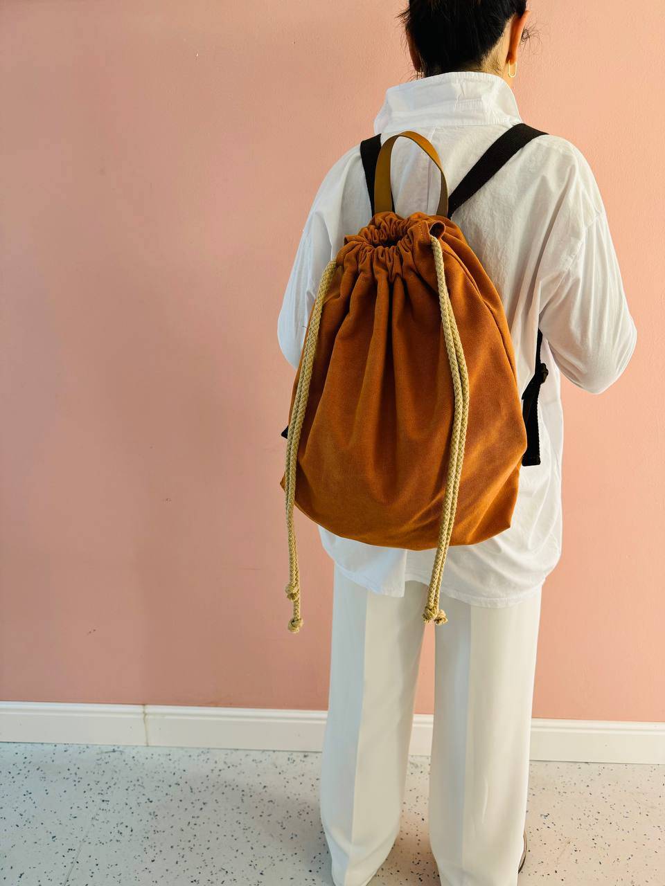 La Sellerie COUNTRY backpack orange Qualità Garantita