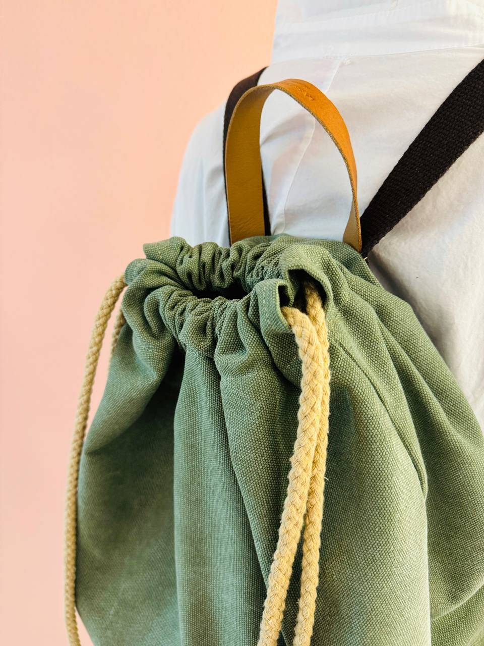 La Sellerie COUNTRY backpack green Negozi Online