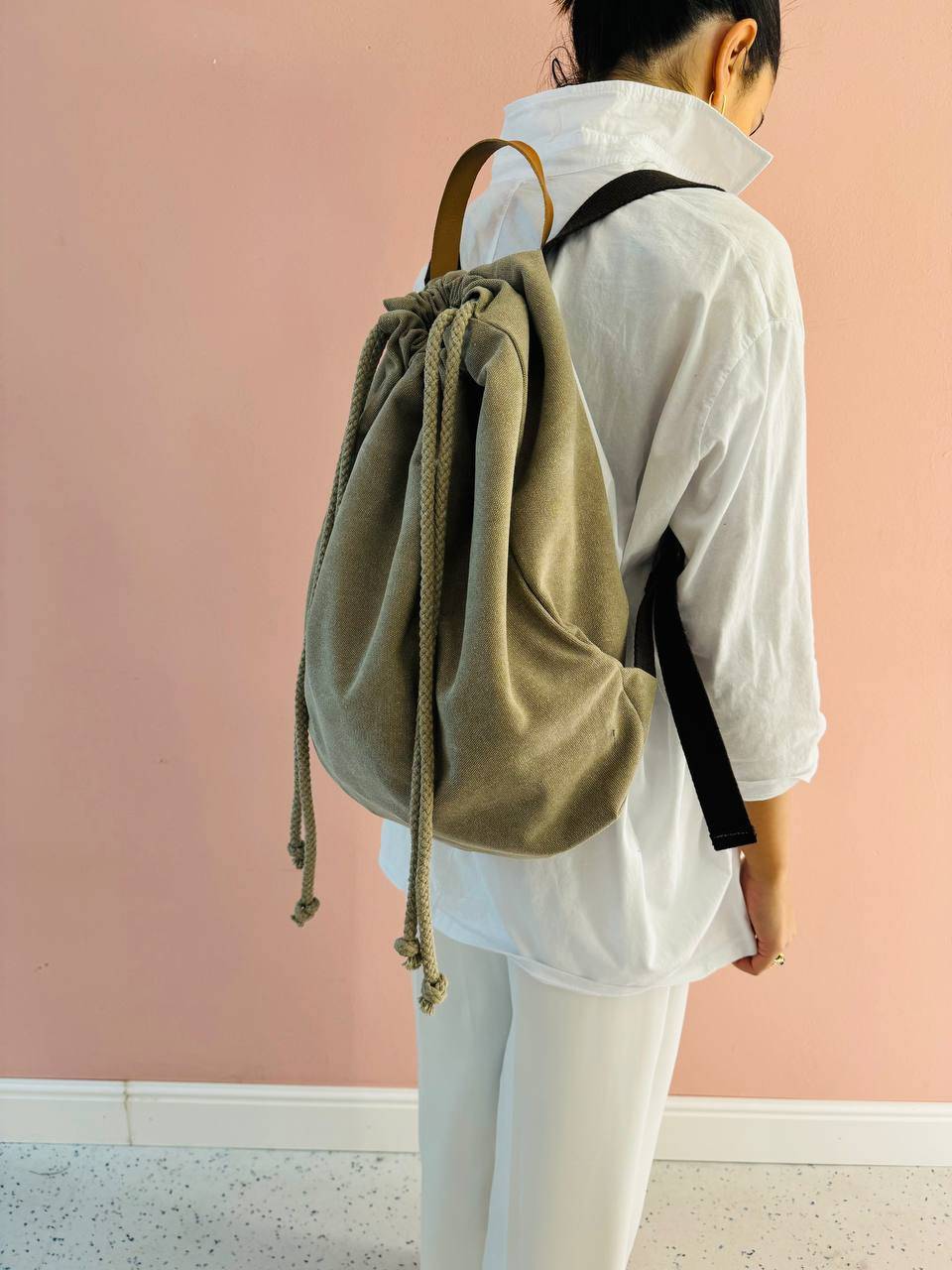 La Sellerie COUNTRY backpack beige Acquista Ora