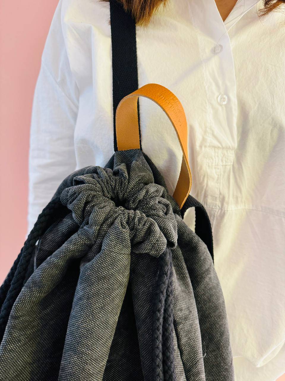 La Sellerie COUNTRY backpack grey Promozione Limitata