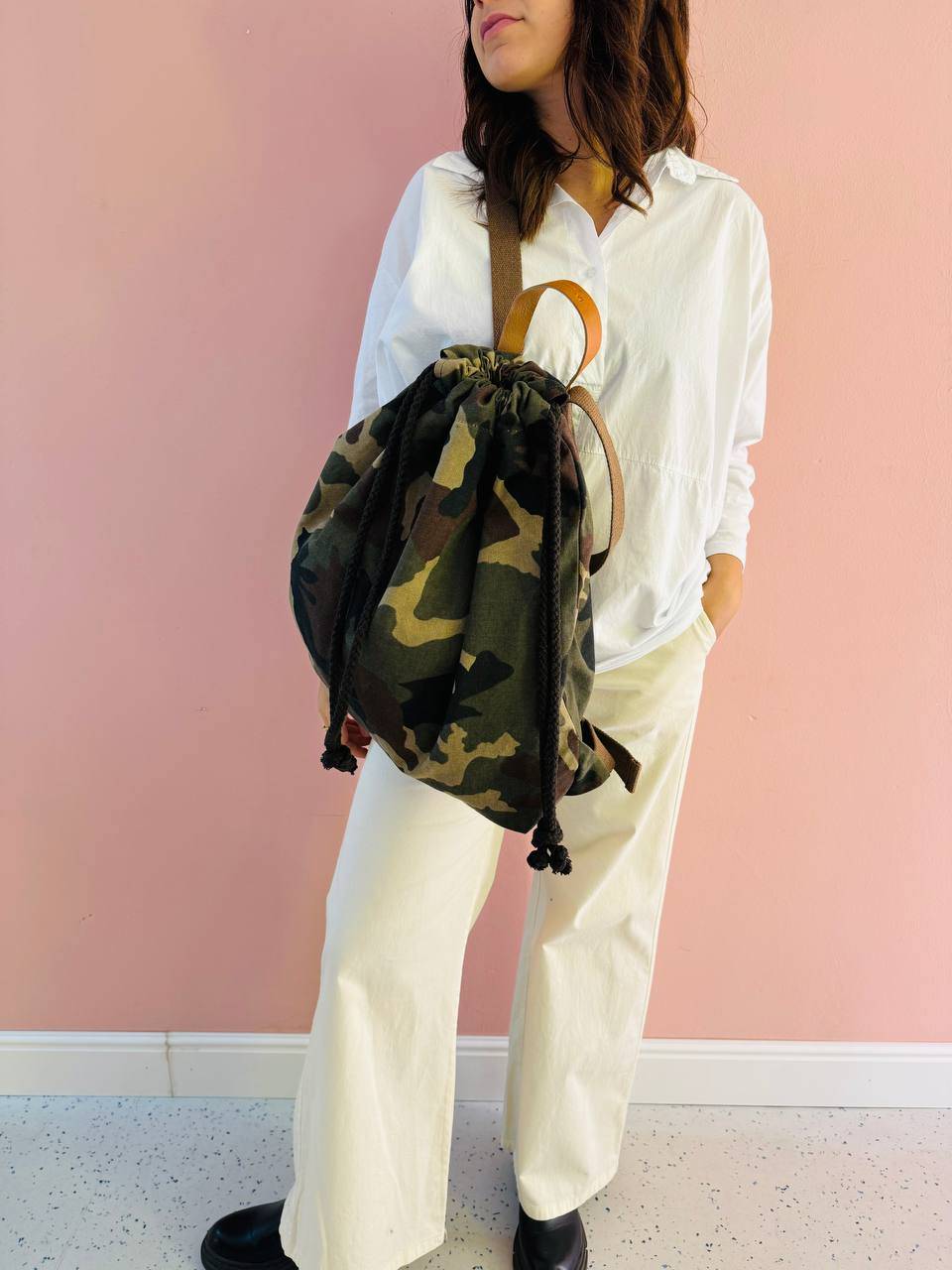 La Sellerie COUNTRY backpack military Shopping Online
