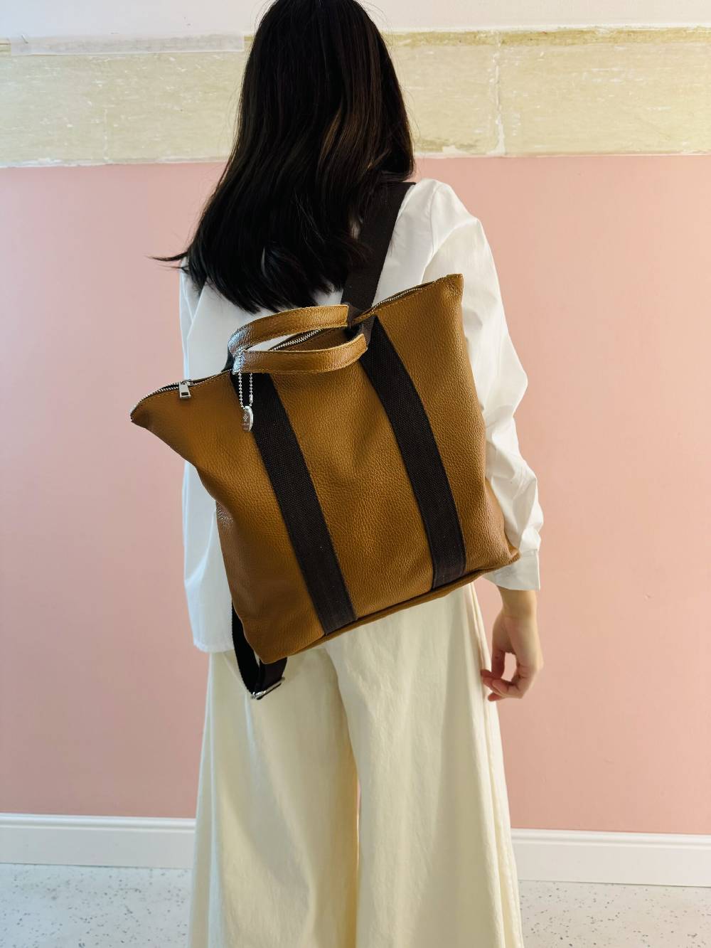 La Sellerie Zaino Borsa Milano BROWN Prezzo Ridotto