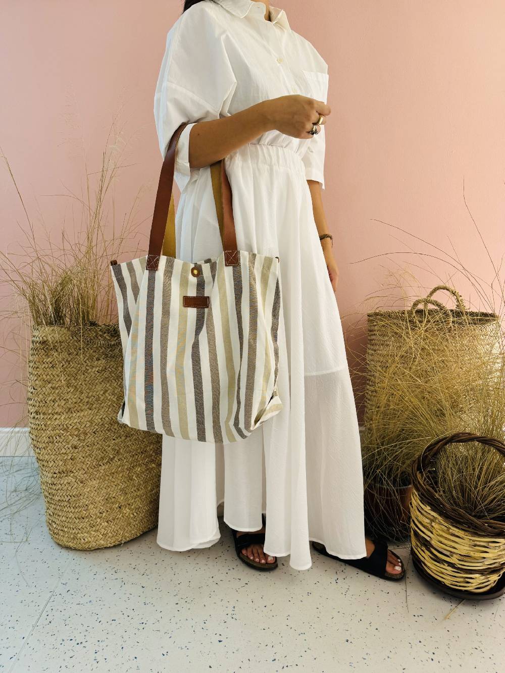 La Sellerie POP BAG Marina beige Online