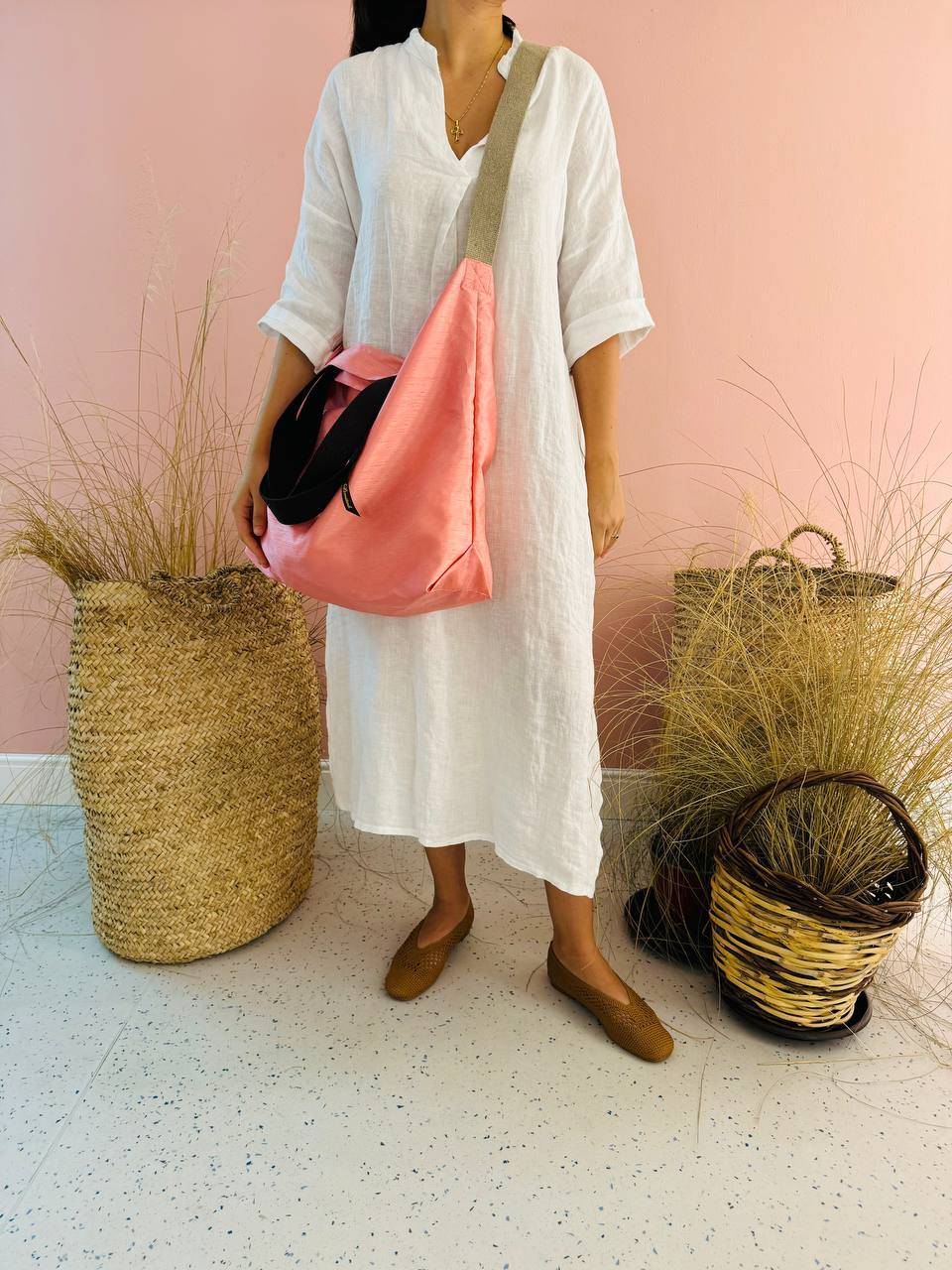 La Sellerie POP BAG Shantung rosa I Più Venduti