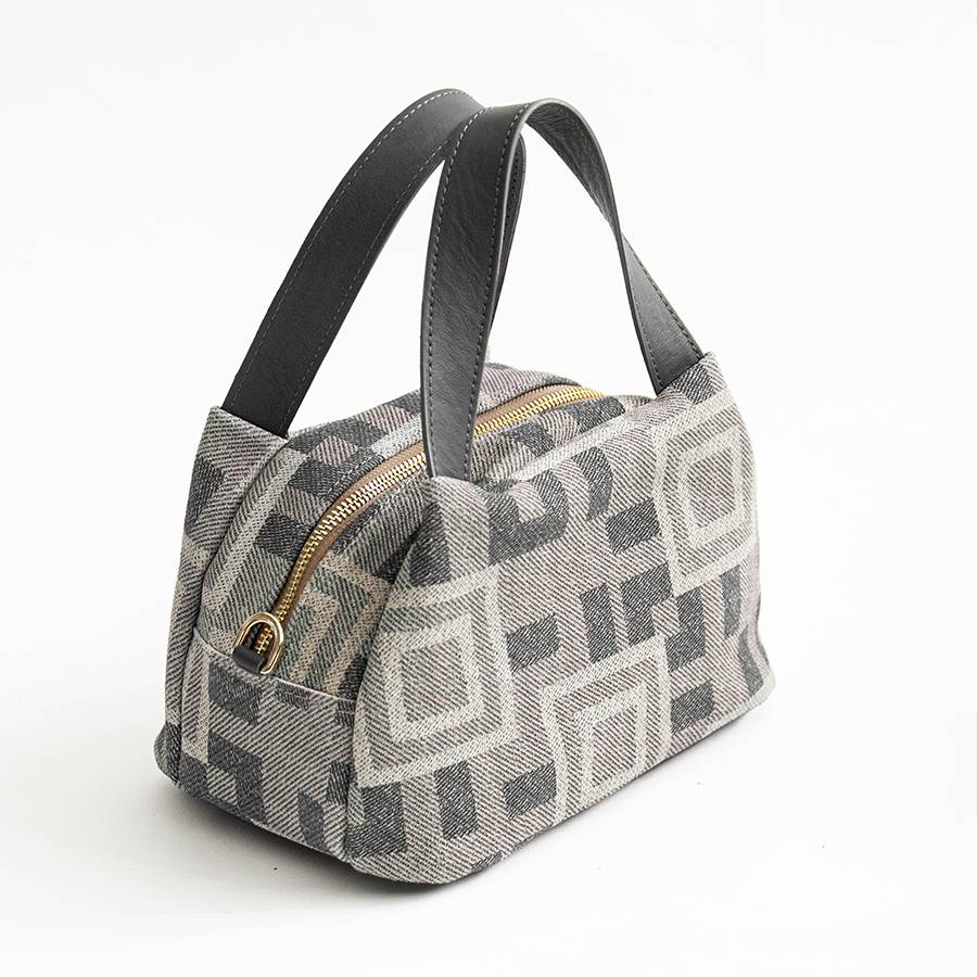 Laura Di Maggio FANTASY – Bauletto in camoscio stampato taupe Negozi Online
