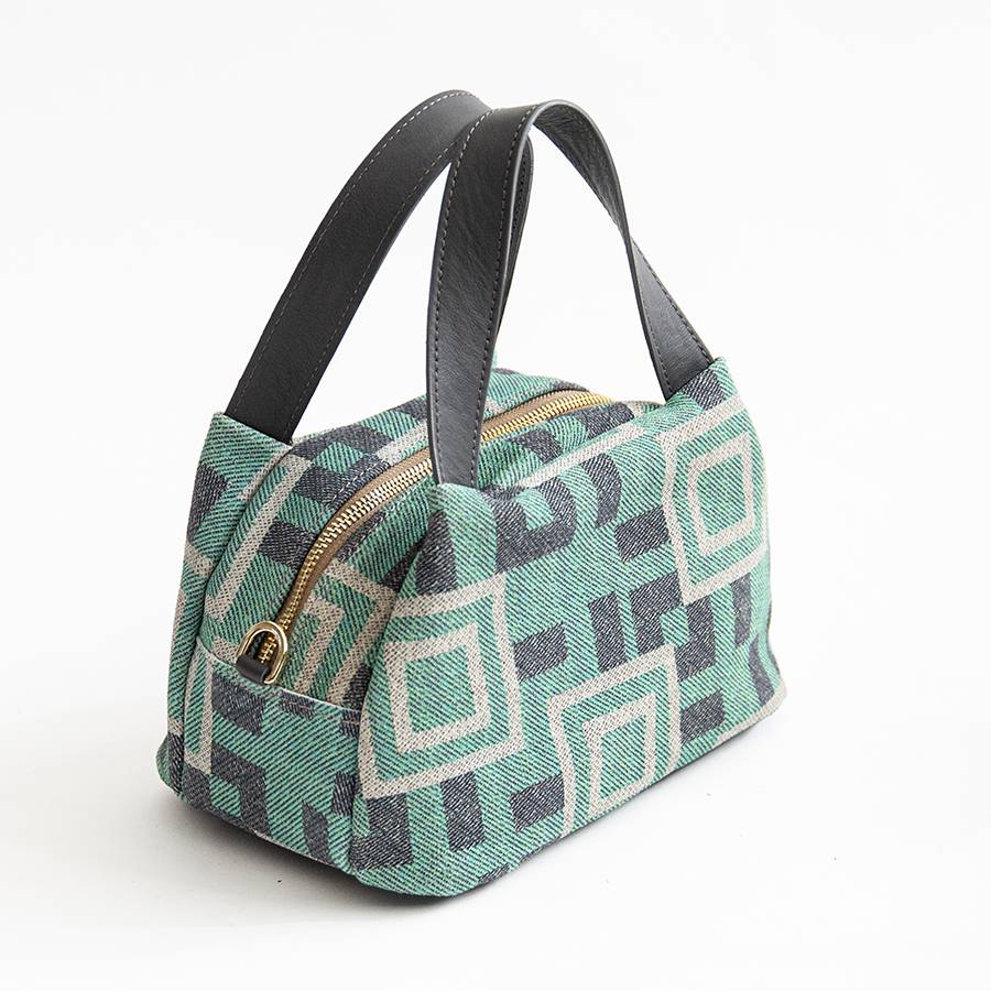 Laura Di Maggio FANTASY – Bauletto in camoscio stampato tiffany Acquista Ora