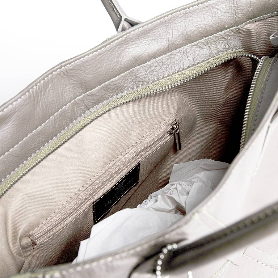 Laura Di Maggio UMA – Tote bag in pelle nappa tortora Sottocosto