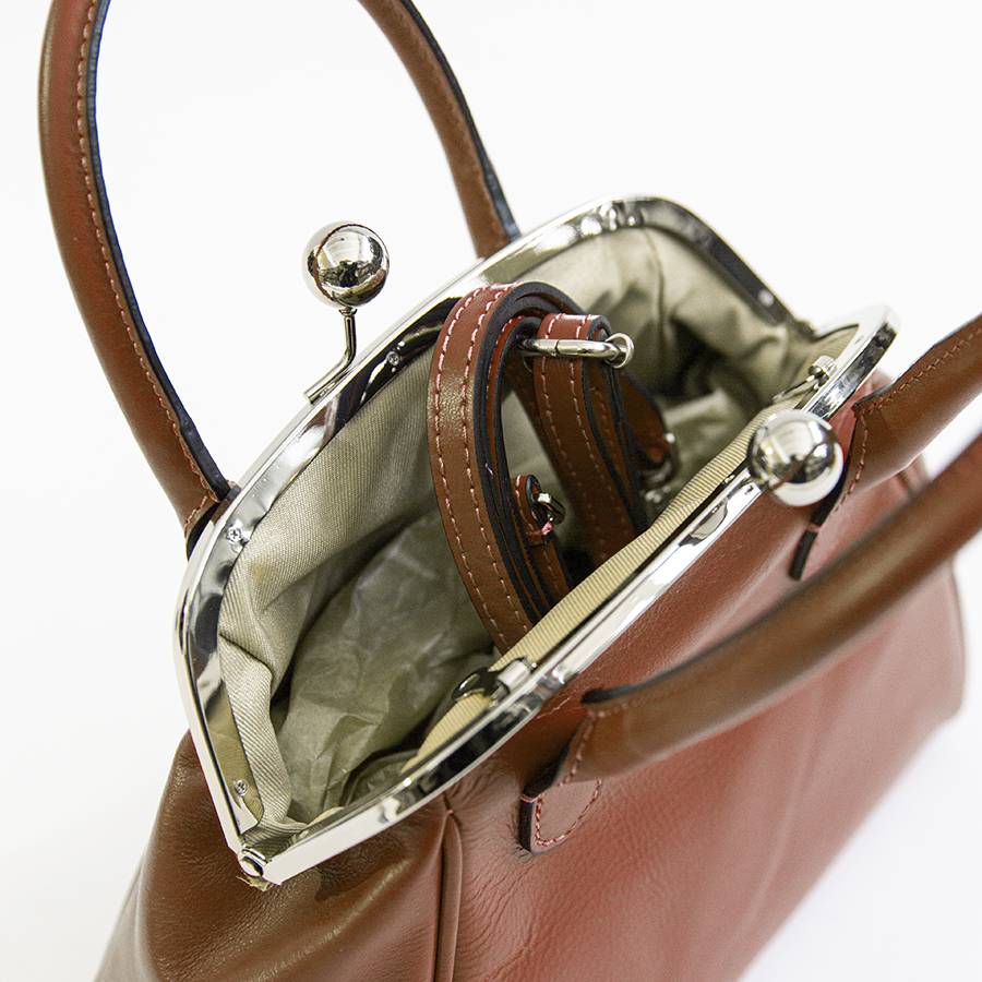 Laura Di Maggio NONNA – Borsa a clutch in nappa cuoio Negozio