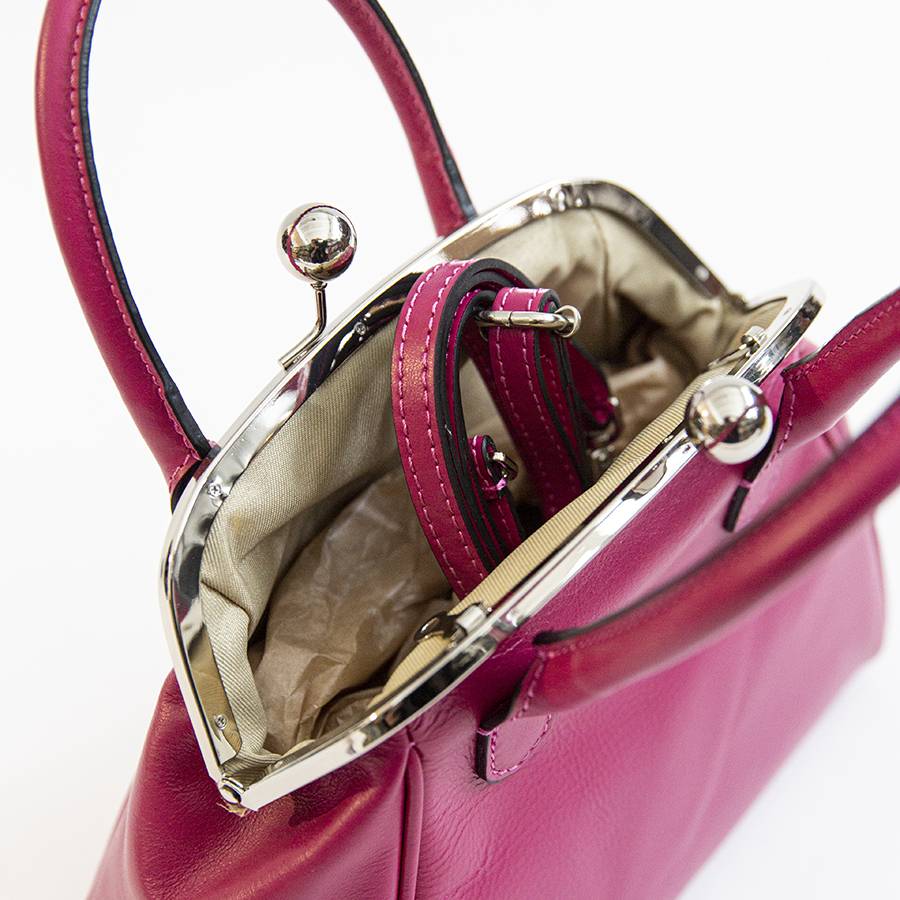 Laura Di Maggio NONNA – Borsa a clutch in nappa fuxia In Saldo