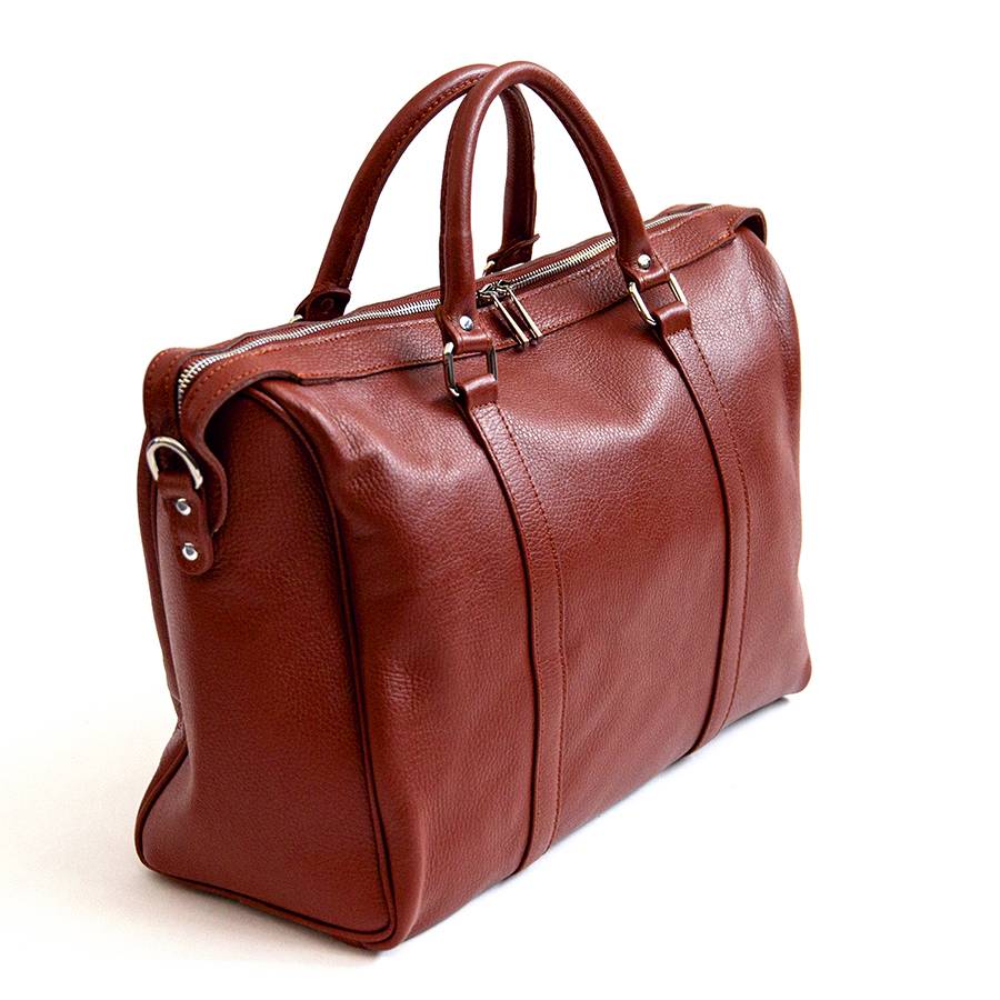 Laura Di Maggio TRAVEL – Borsone in pelle rubino Offerta