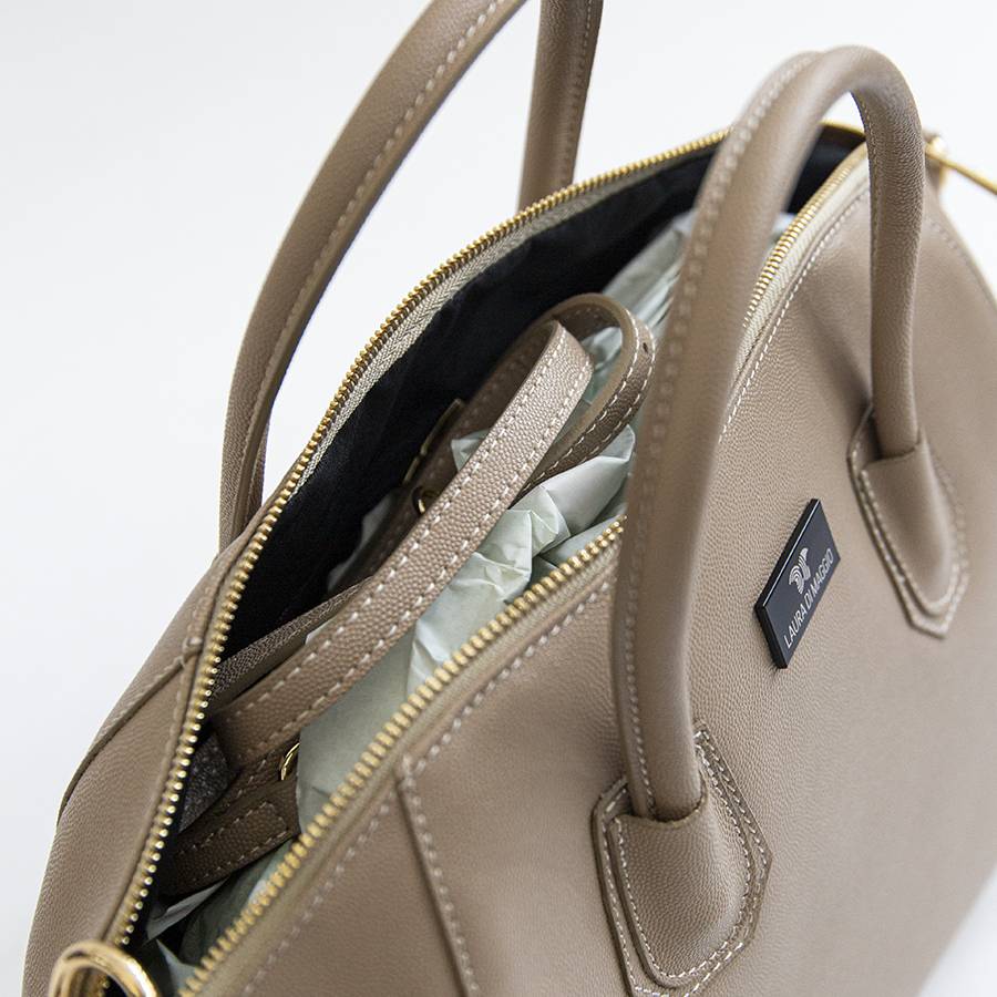 Laura Di Maggio ZAIRA BIG – baulettone in palmellato beige Hotsell
