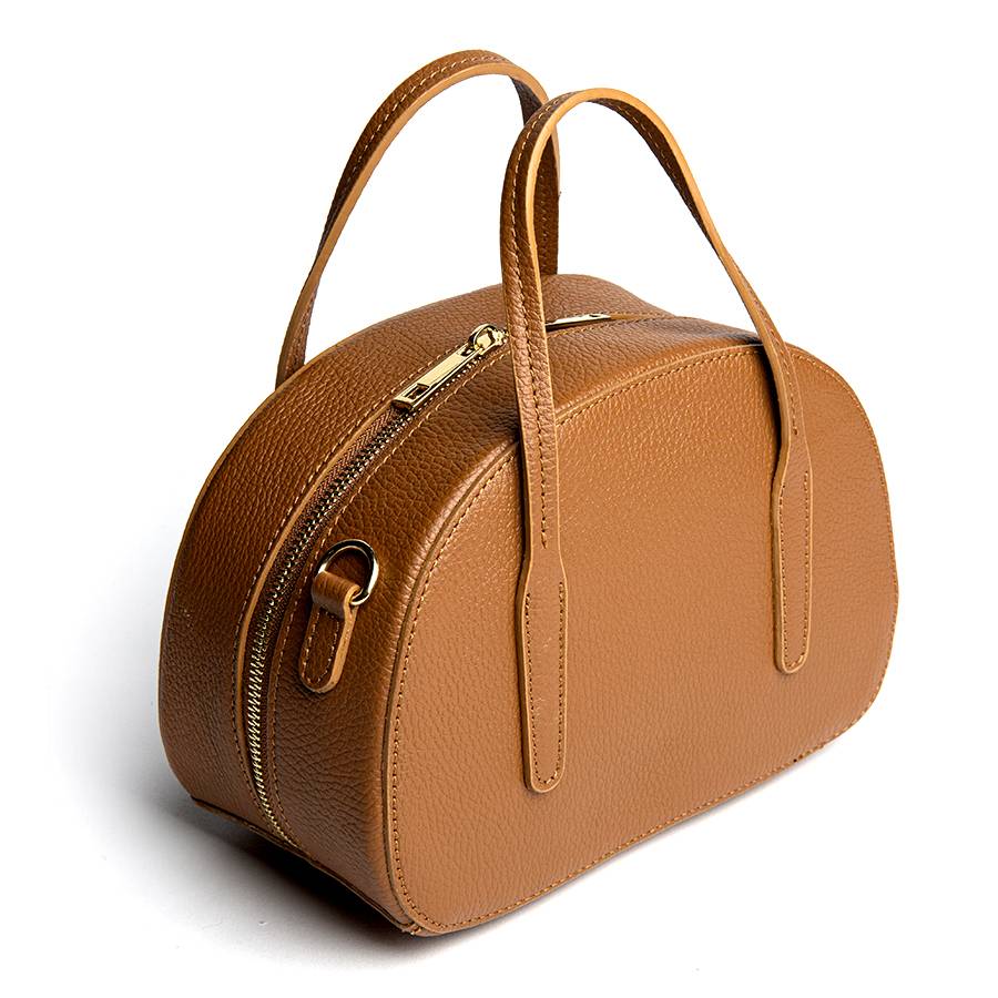 Laura Di Maggio LUNA – Bauletto in pelle dollaro cuoio Shopping Online