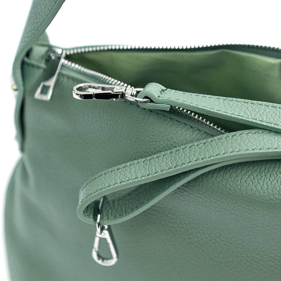 Laura Di Maggio NESSY – Sacca in pelle verde menta Novità