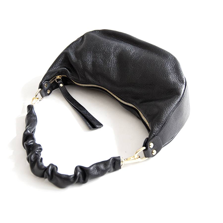 Laura Di Maggio SUSAN – Baguette in pelle nera Outlet