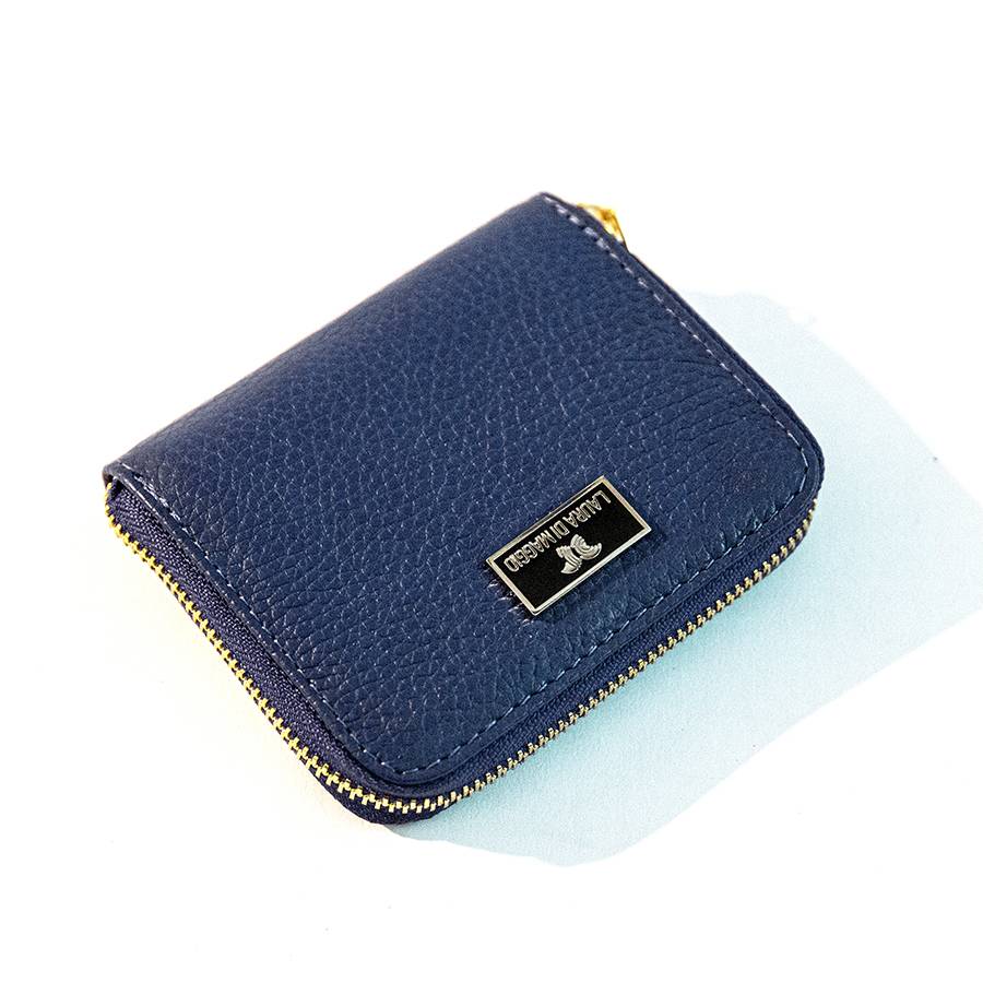Laura Di Maggio PORTAFOGLIO Mini in pelle blu 2025