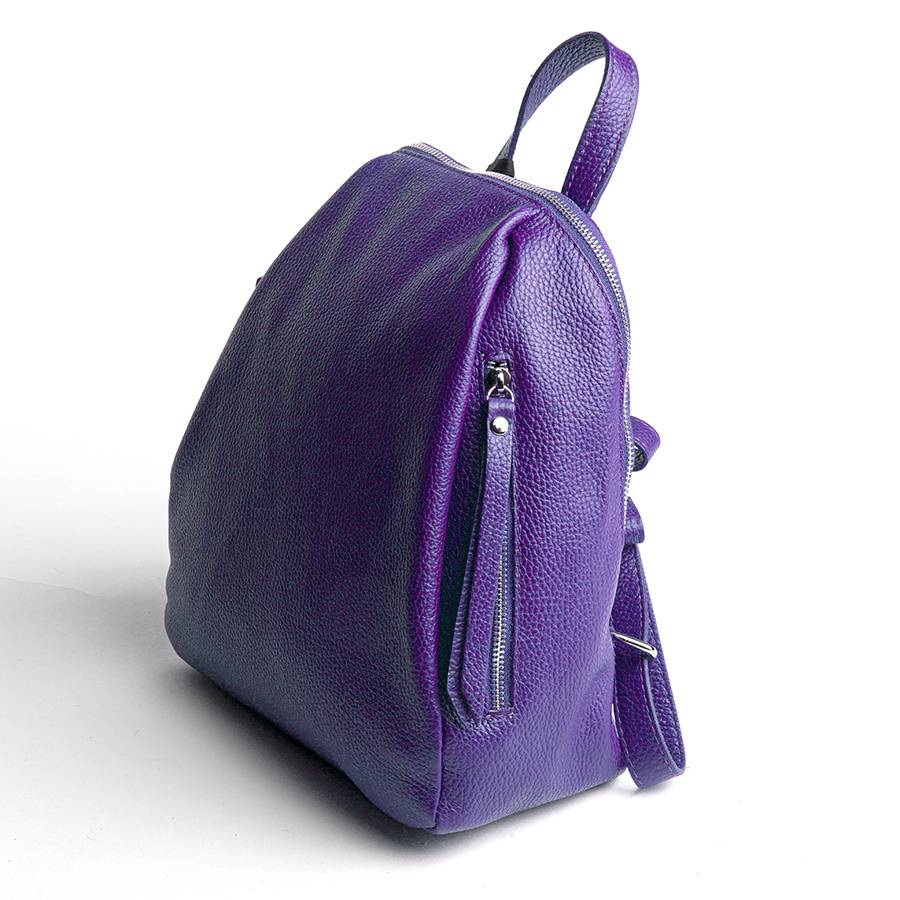 Laura Di Maggio ZIP – zainetto in pelle dollaro viola Promozione